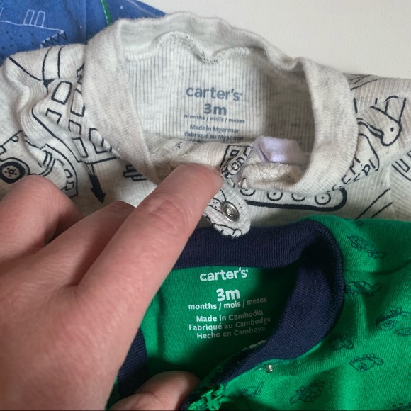 SOLD❗️ Baby Long Sleeve Coveralls 3 Pack - Picture 4 of 5